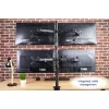 Techly ICA-LCD 382-Q Suporte de monitor / base 68,6 cm (27 polegadas) secretária preto