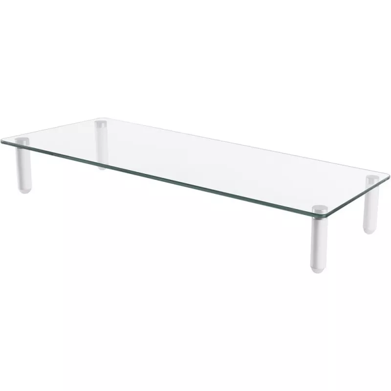 Techly Suporte universal de secretária para monitor, autónomo, 20 kg, 33 cm (13 polegadas), 81,3 cm (32 polegadas), transparente