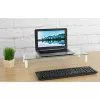 Techly Suporte universal de secretária para monitor, autónomo, 20 kg, 33 cm (13 polegadas), 81,3 cm (32 polegadas), transparente