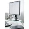 Techly Suporte universal de secretária para monitor, autónomo, 20 kg, 33 cm (13 polegadas), 81,3 cm (32 polegadas), transparente