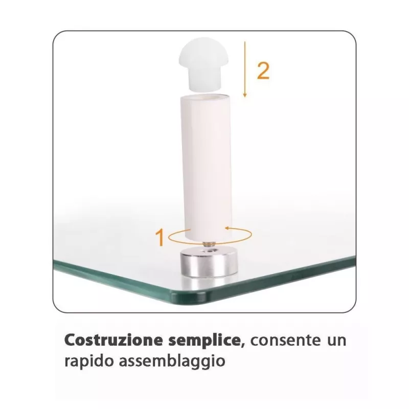 Techly Suporte universal de secretária para monitor, autónomo, 20 kg, 33 cm (13 polegadas), 81,3 cm (32 polegadas), transparente