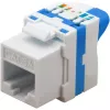 Techly CAT 6a Keystone conector fêmea RJ45 UTP não blindado sem ferramentas IWP-MD C6A/UROTT