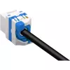Techly CAT 6a Keystone conector fêmea RJ45 UTP não blindado sem ferramentas IWP-MD C6A/UROTT