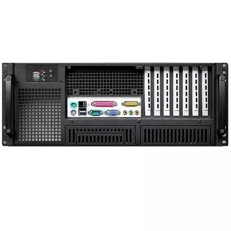 Techly Caixa rack industrial 19/Desktop 4U ultracompacta preta I-CASE MP-P4HX-BLK6