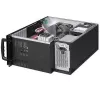 Techly Caixa rack industrial 19/Desktop 4U ultracompacta preta I-CASE MP-P4HX-BLK6