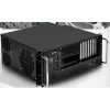 Techly Caixa rack industrial 19/Desktop 4U ultracompacta preta I-CASE MP-P4HX-BLK6