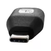 Techly Adaptador USB-C macho para USB-A fêmea Preto, USB A, USB C, Preto