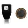 Techly Adaptador USB-C macho para USB-A fêmea Preto, USB A, USB C, Preto