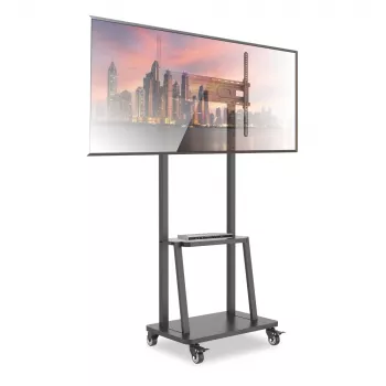 Techly suporte de chão com prateleira para TV LCD/LED/Plasma de 32-70 polegadas