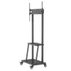Techly suporte de chão com prateleira para TV LCD/LED/Plasma de 32-70 polegadas