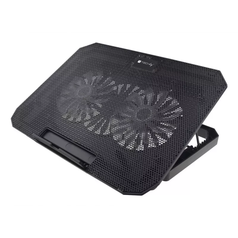 Techly ICOOL-CP11TY suporte para portátil preto 43,2 cm (17 polegadas)