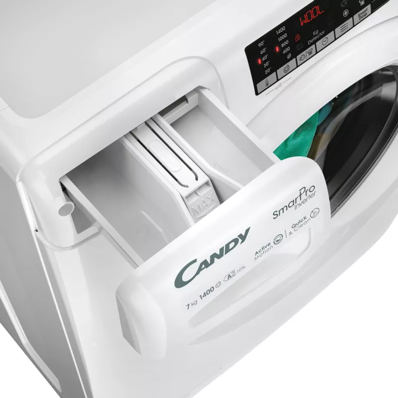 Candy Smart Pro Inverter CO 474TWM6/1-S máquina de lavar roupa de carregamento frontal 7 kg 1400 rpm branco