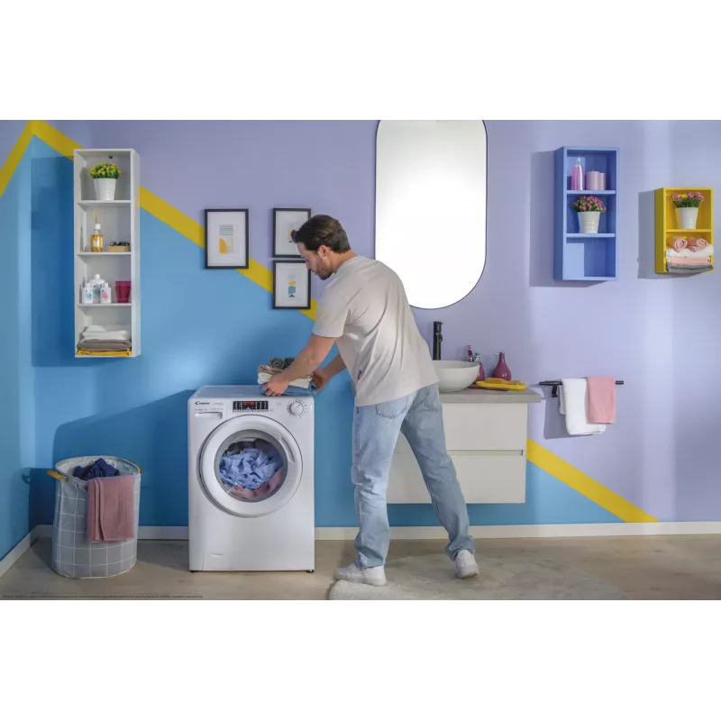 Candy Smart Pro Inverter CO 474TWM6/1-S máquina de lavar roupa de carregamento frontal 7 kg 1400 rpm branco