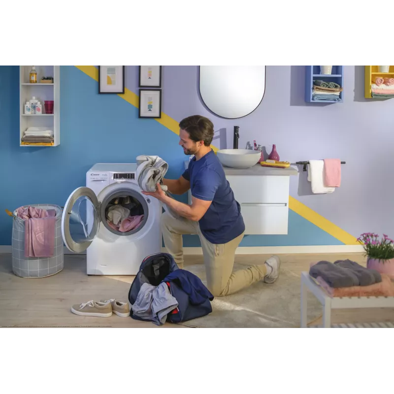 Candy Smart Pro Inverter CO 474TWM6/1-S máquina de lavar roupa de carregamento frontal 7 kg 1400 rpm branco