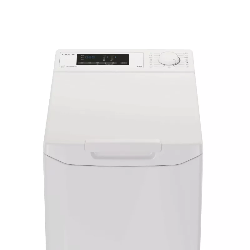 Candy TCA063D3-S máquina de lavar roupa de carregamento superior 6 kg 1000 rpm branco