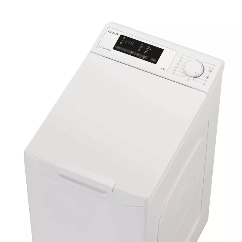 Candy TCA063D3-S máquina de lavar roupa de carregamento superior 6 kg 1000 rpm branco
