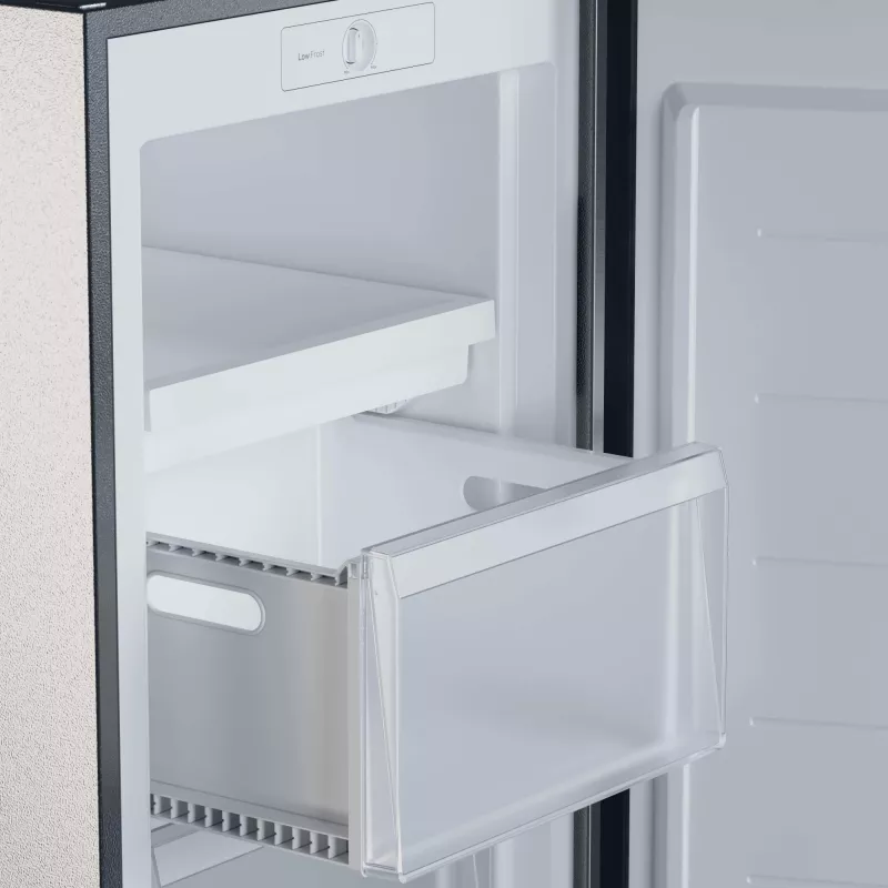 Candy CNUQ2L513EX congelador de instalação livre 169 L aço inoxidável