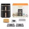 Cosori Turbo Tower Pro Smart fritadeira de ar quente individual 10,8 L de instalação livre 2630 W preto, dourado