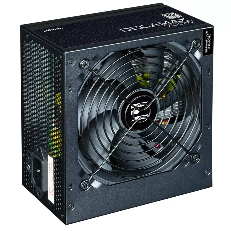 Fonte de alimentação Zalman Decamax 700 W ATX preta