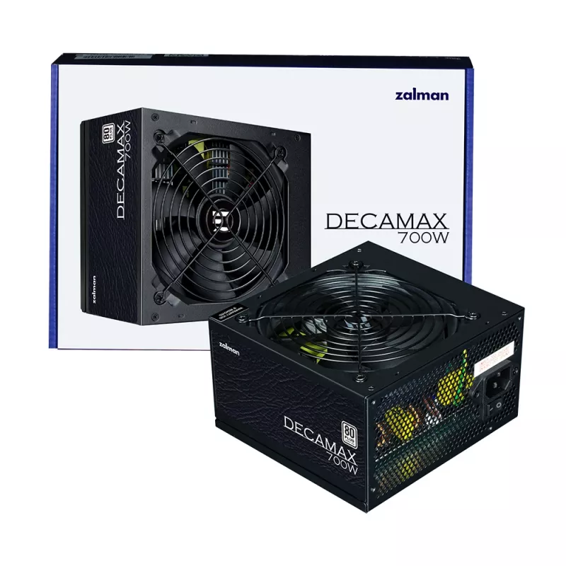Fonte de alimentação Zalman Decamax 700 W ATX preta
