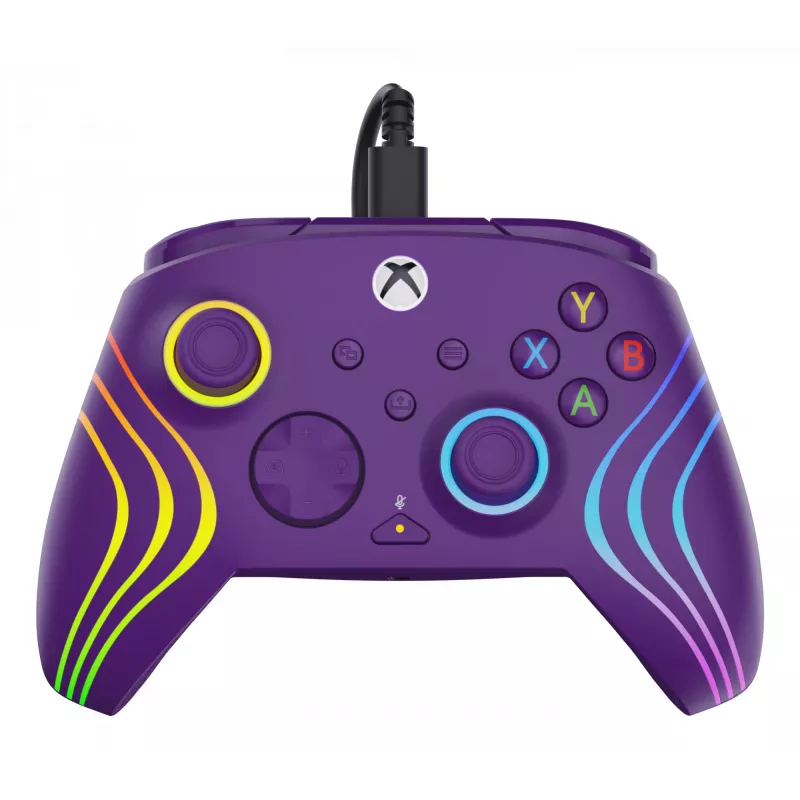 Comando Turtle Beach Afterglow Wave roxo USB PC Xbox Series X