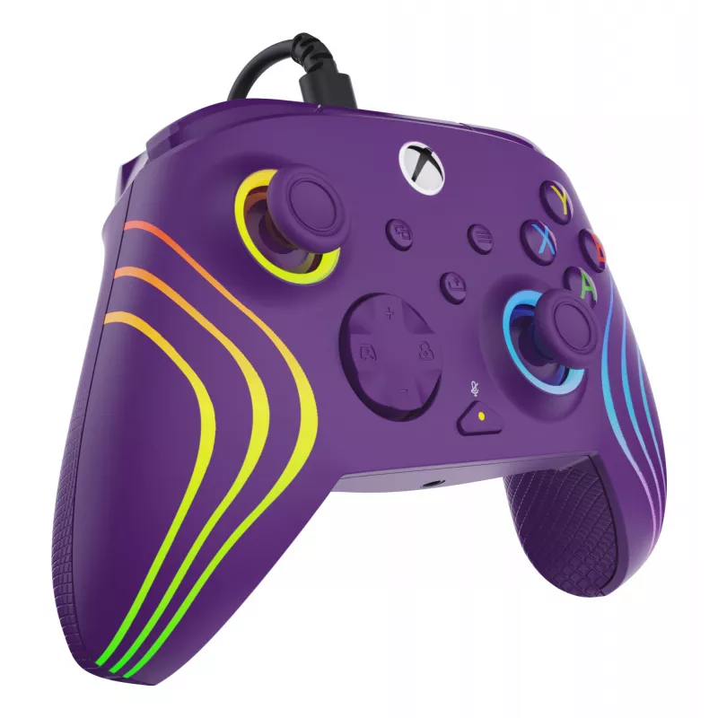 Comando Turtle Beach Afterglow Wave roxo USB PC Xbox Series X