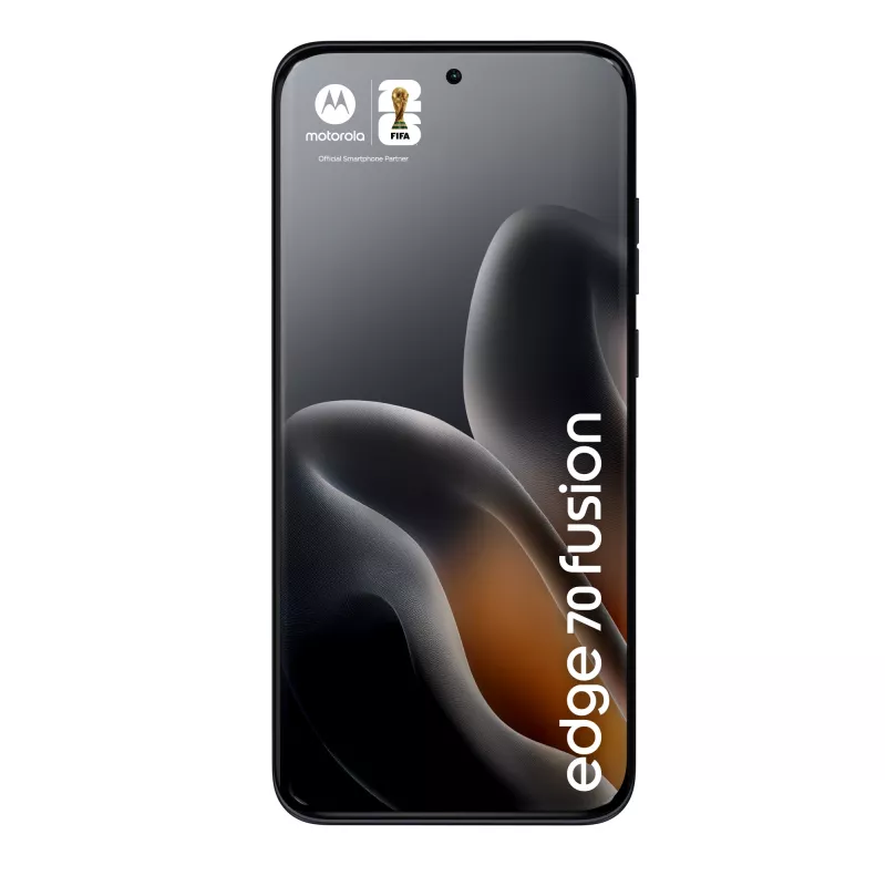 Smartphone Motorola edge 70 fusion — 6,78 polegadas AMOLED, Snapdragon 7s Gen 3, 8 GB RAM, 256 GB, 5200 mAh, Dual SIM, Android 16 (preto)