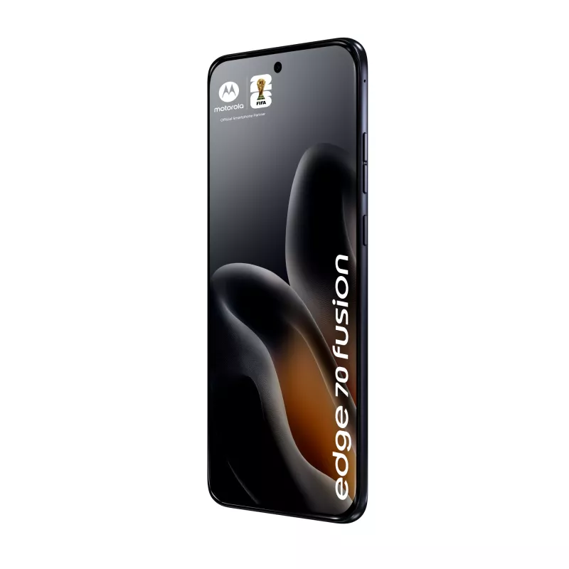 Smartphone Motorola edge 70 fusion — 6,78 polegadas AMOLED, Snapdragon 7s Gen 3, 8 GB RAM, 256 GB, 5200 mAh, Dual SIM, Android 16 (preto)
