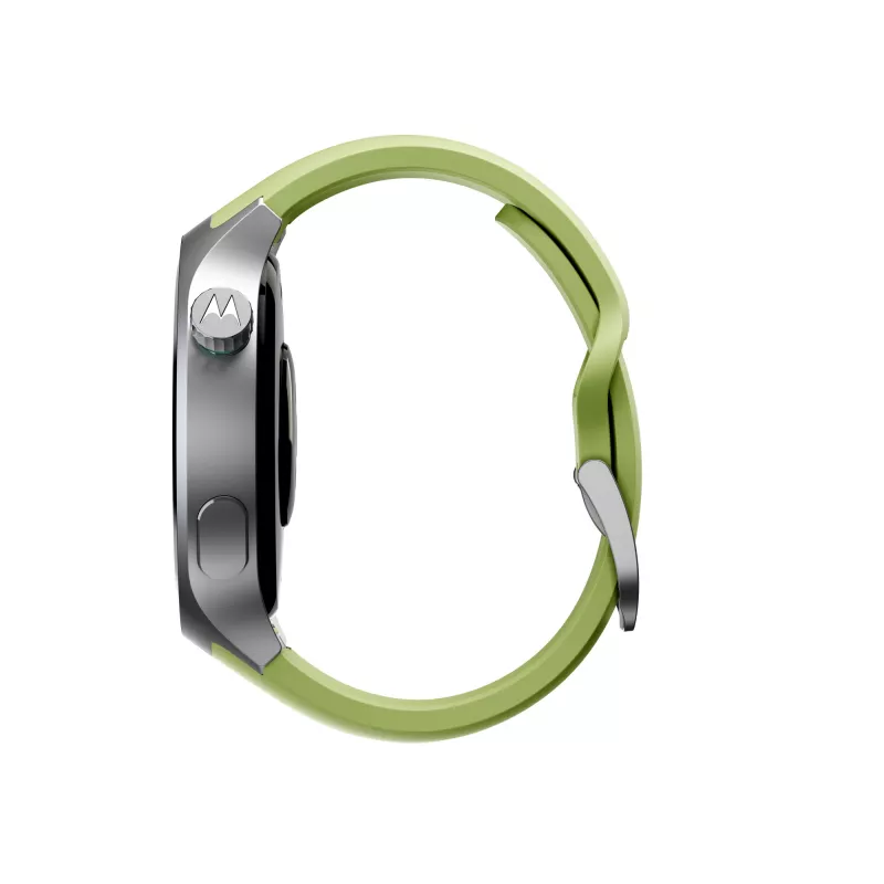 Motorola Moto Watch 3,63 cm (1,43 polegadas) OLED 47 mm ecrã tátil digital prateado GPS (satélite)