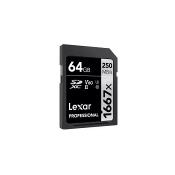 Armazenamento flash Lexar 64GB UHS-II Classe 10 LSD64GCB1667