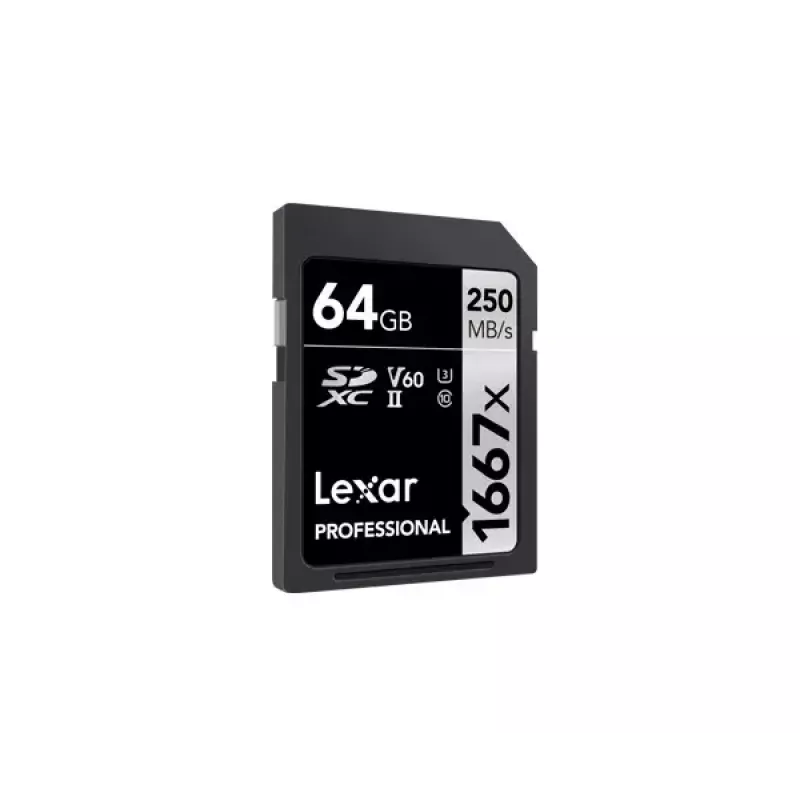 Armazenamento flash Lexar 64GB UHS-II Classe 10 LSD64GCB1667