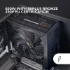Fonte de alimentação Mars Gaming MPB650SIM 650 W 24-pin ATX ATX preto