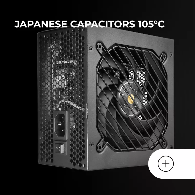 Fonte de alimentação Mars Gaming MPB650SIM 650 W 24-pin ATX ATX preto