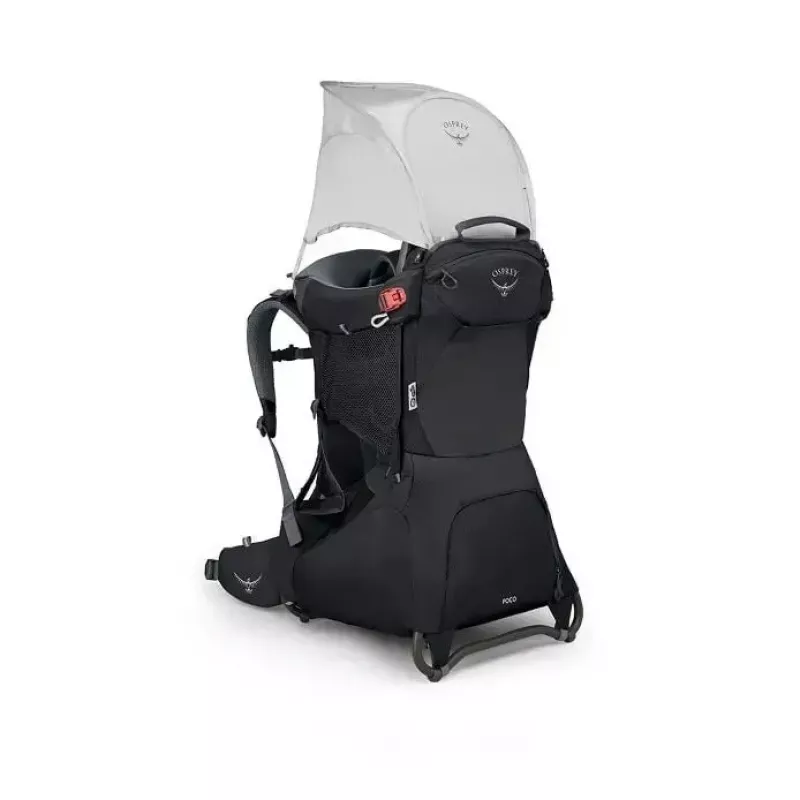 Mochila de transporte para criança Osprey Poco Tourist preto — mochila de transporte para criança leve, modelo 10005970/550/O/S