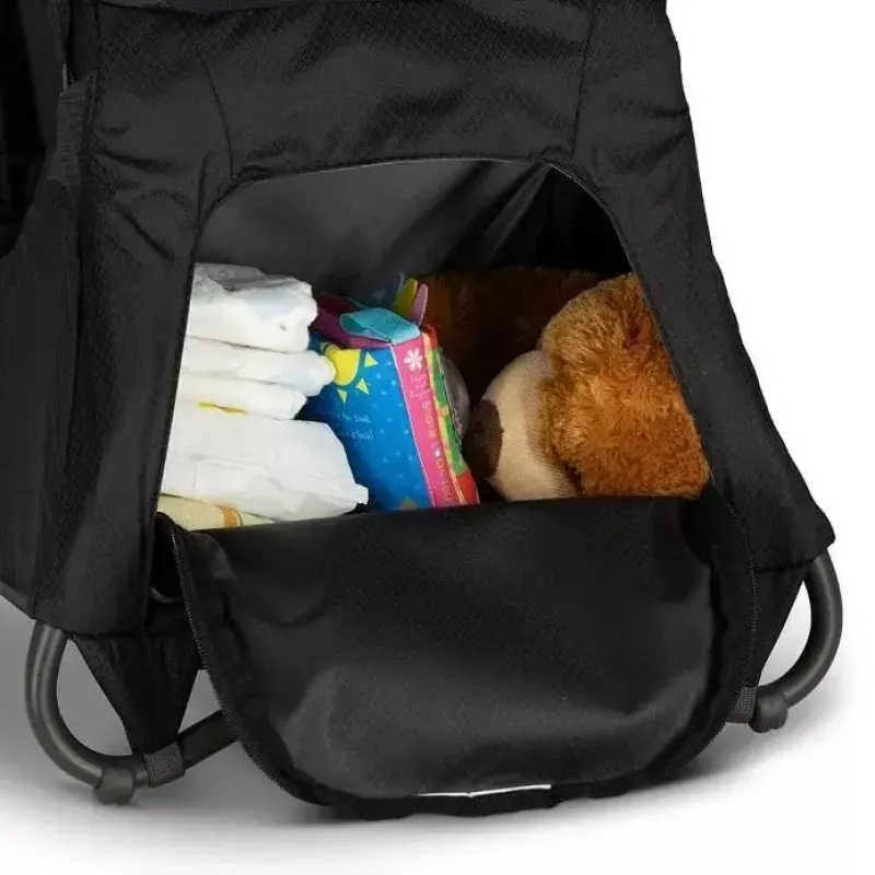 Mochila de transporte para criança Osprey Poco Tourist preto — mochila de transporte para criança leve, modelo 10005970/550/O/S