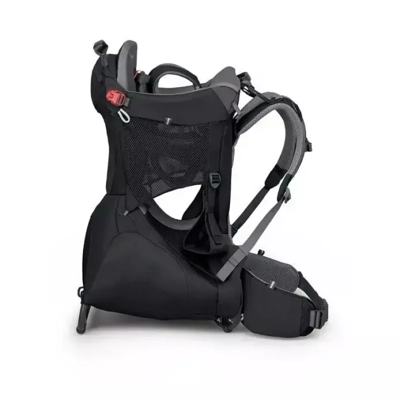 Mochila de transporte para criança Osprey Poco Tourist preto — mochila de transporte para criança leve, modelo 10005970/550/O/S