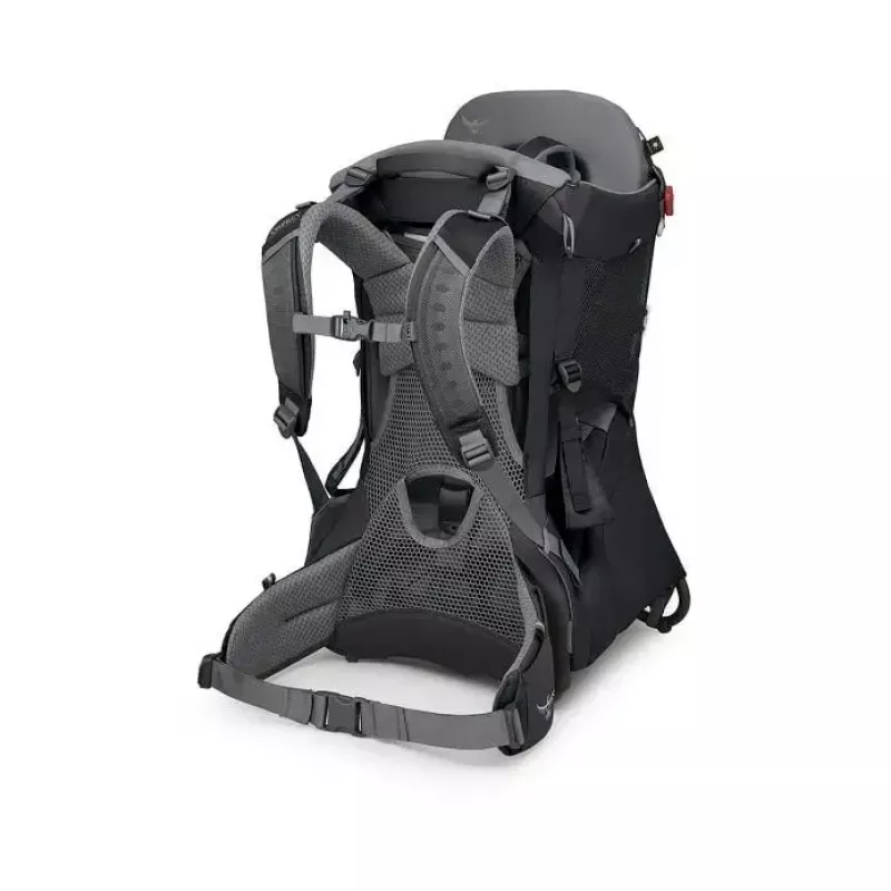 Mochila de transporte para criança Osprey Poco Tourist preto — mochila de transporte para criança leve, modelo 10005970/550/O/S
