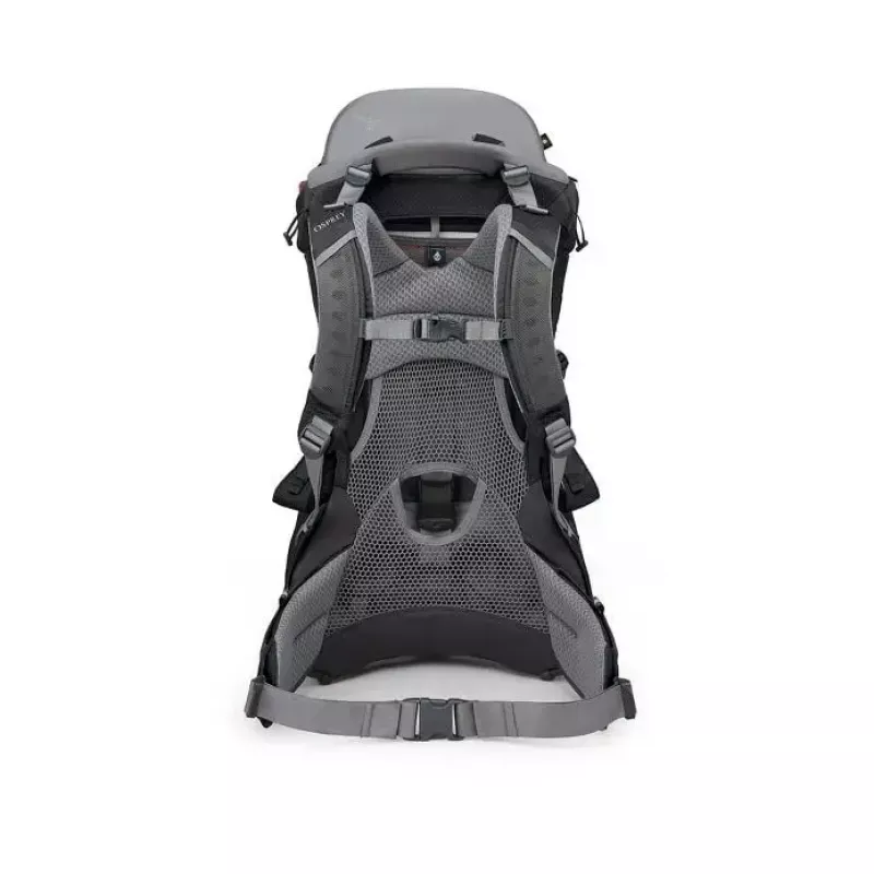 Mochila de transporte para criança Osprey Poco Tourist preto — mochila de transporte para criança leve, modelo 10005970/550/O/S