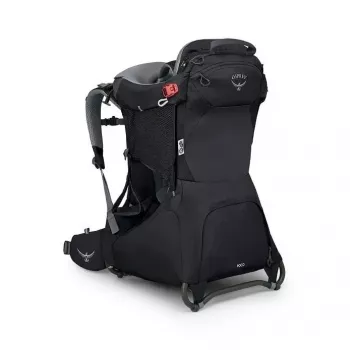 Mochila de transporte para criança Osprey Poco Tourist preto — mochila de transporte para criança leve, modelo 10005970/550/O/S