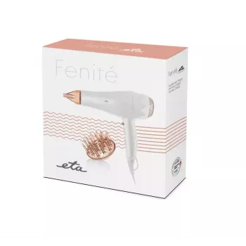 Secador de cabelo ETA ETA832090000 2200 W, iónico, jato frio, 3 níveis de calor, 2 velocidades, branco
