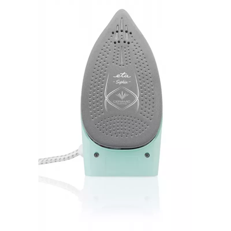 Ferro de engomar a vapor ETA Sophia ETA127190000 — base de cerâmica, 1100 W, depósito 80 ml, vapor vertical, cabo 1,9 m