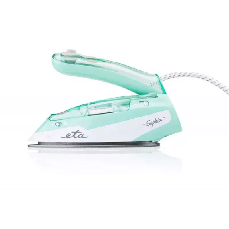 Ferro de engomar a vapor ETA Sophia ETA127190000 — base de cerâmica, 1100 W, depósito 80 ml, vapor vertical, cabo 1,9 m