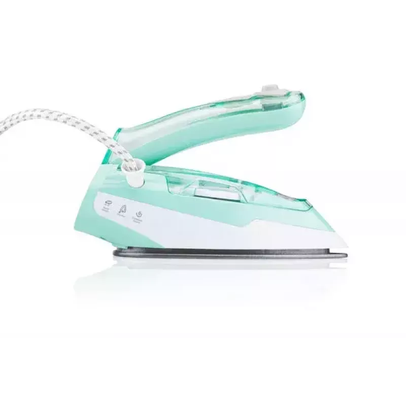 Ferro de engomar a vapor ETA Sophia ETA127190000 — base de cerâmica, 1100 W, depósito 80 ml, vapor vertical, cabo 1,9 m