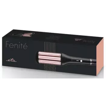 ETA Fenité 9337 ferro de ondas ETA933790000 - 19 mm, 160–210 °C, preto/rosa