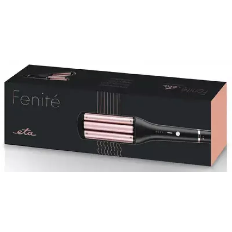 ETA Fenité 9337 ferro de ondas ETA933790000 - 19 mm, 160–210 °C, preto/rosa