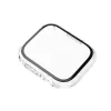 Película protetora de ecrã FIXED para Apple Watch 44mm, policarbonato transparente, cobertura total