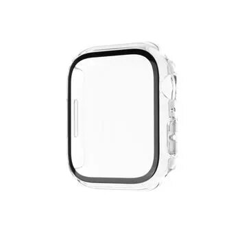 Película protetora de ecrã FIXED para Apple Watch 44mm, policarbonato transparente, cobertura total