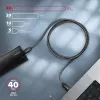 Cabo USB Axagon BUCM432-CM10AB USB4 Gen 3x2 1 m USB C preto