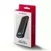 AXAGON EEM2-SC caixa externa USB-C 10 Gbit/s em metal sem parafusos para SSD M.2 NVMe, uma ranhura, cinzento