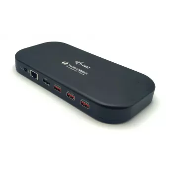 i-tec Thunderbolt 3/USB-C estação de acoplamento Dual-4K + cabo USB-C para DisplayPort (1,5 m) + fonte de alimentação 60 W